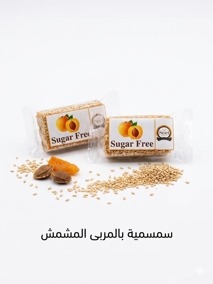 Sesame With Apricot Jam