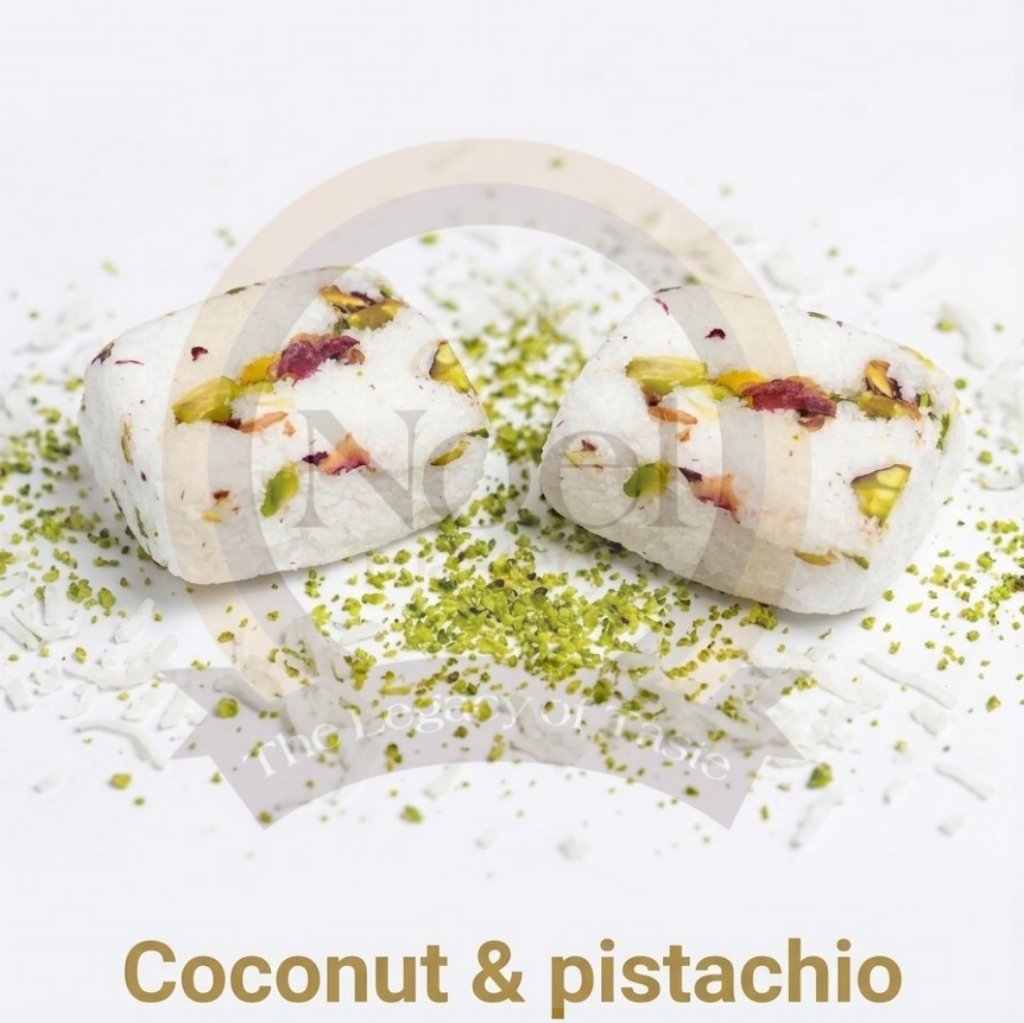 Coconut and Pistachio